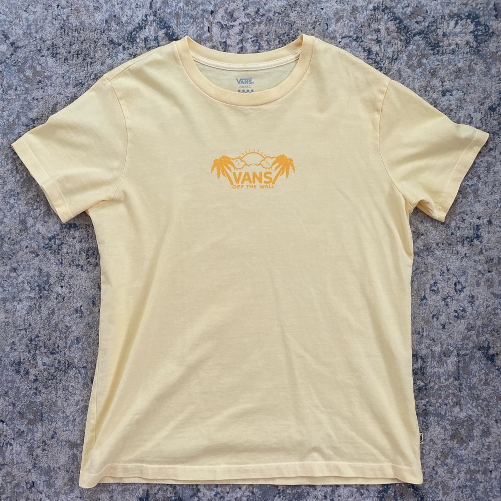 Vans Off the Wall Yellow Over Sized Shirt